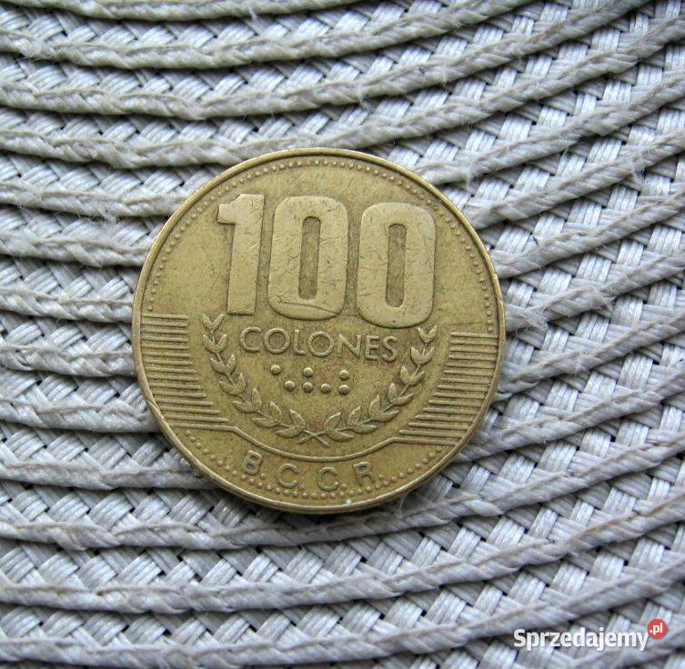 Kostaryka 100 Colones 1999r wielkopolskie Kalisz