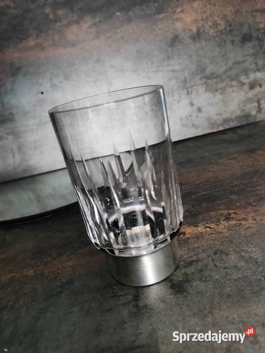 Kryształowe szklanki Sterling Silver 925 H Bauer Kalisz