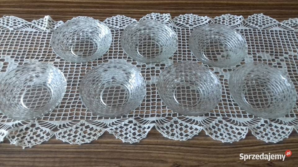 Salaterki szklane przezroczyste Vintage do Kraków