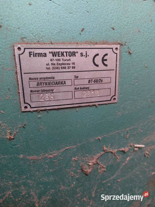 Linia do produkcji brykietupeletu Wektor