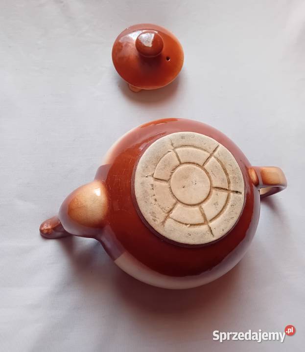 Imbryk art deco Spritzdekor ogniotrwały Karl Koźminek sprzedam