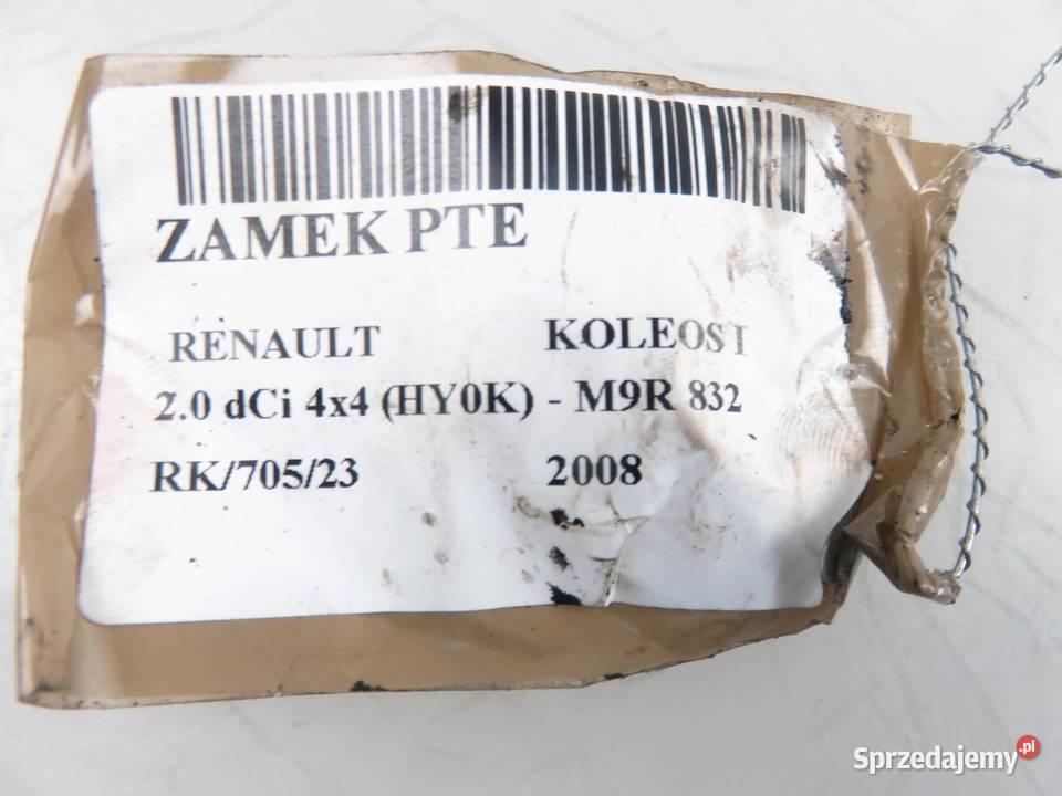 ZAMEK PRAWY TYLNY RENAULT KOLEOS I