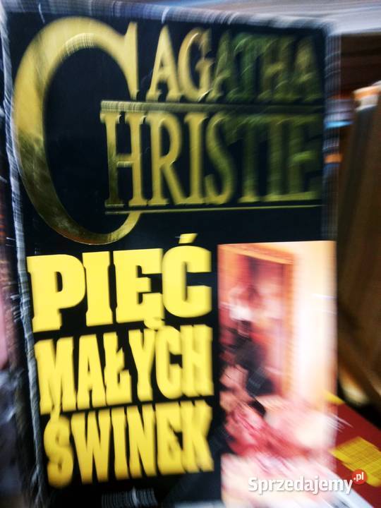 Pięć małych świnek Christie kryminał antykwariat Antyki, Sztuka, Kolekcje mazowieckie Warszawa