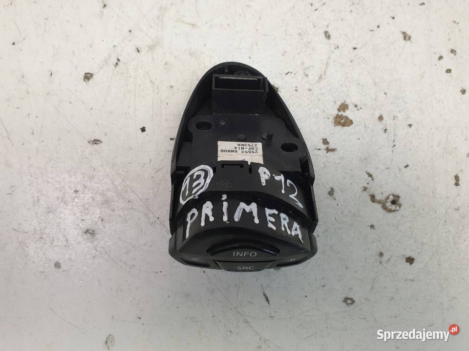 Nissan Primera P12 PANEL RADIA Przełącznik Panele sterowania, przełączniki Rudka