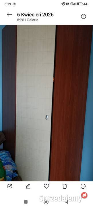 szafa narożna czterodrzwiowa lustra słupek Poznań