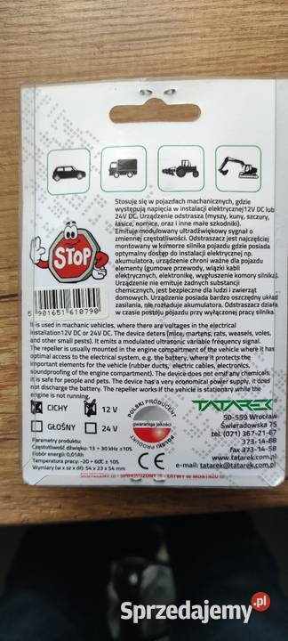 Uniwersalny ultradźwiękowy odstraszacz gryzoni Radom