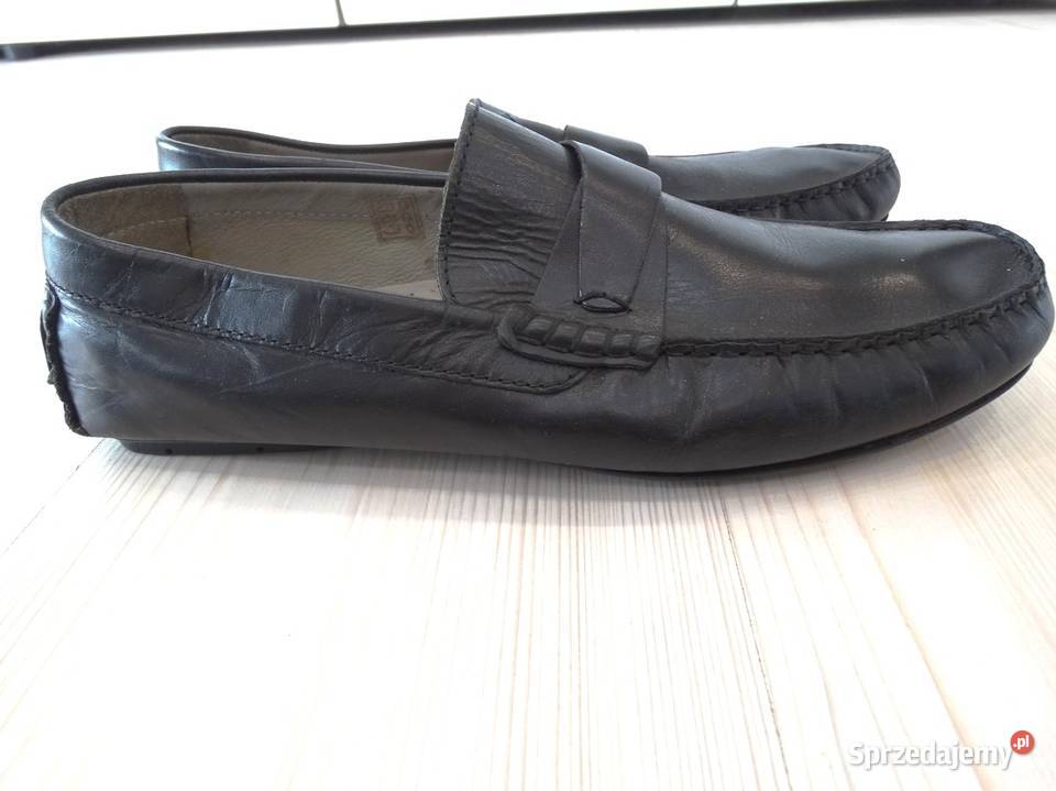 Buty Męskie Skórzane Skóra Naturalna Licowa Półbuty