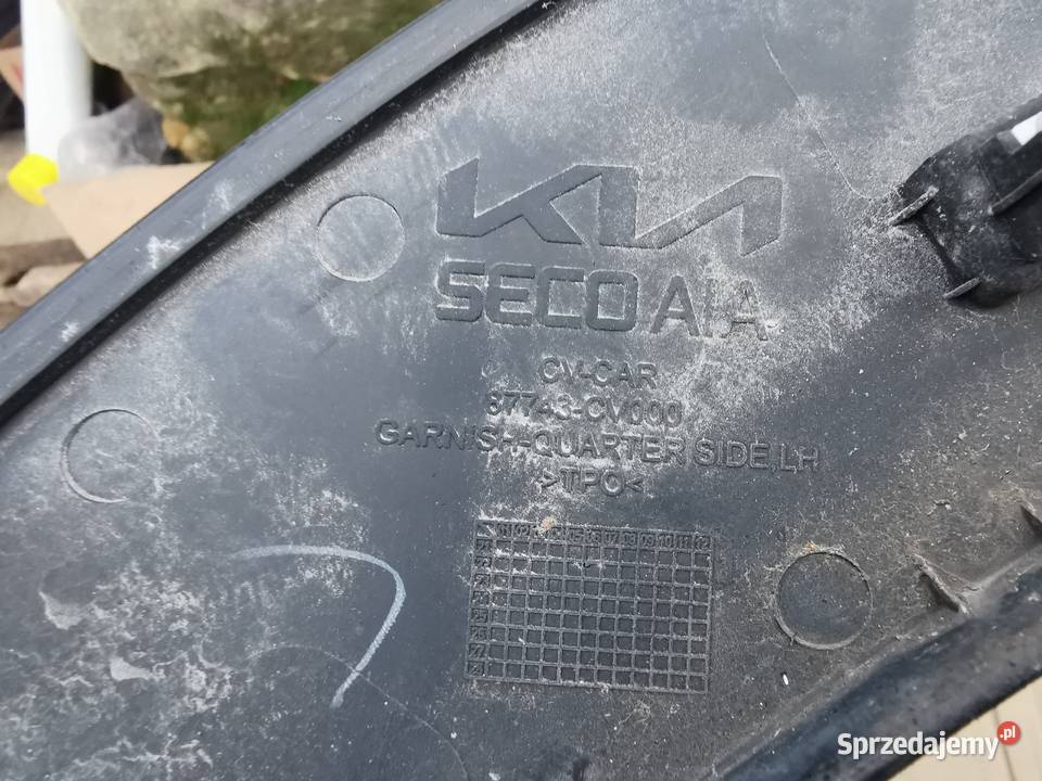 Listwa błotnika tył lewa lh kia ev6 21 zwykła Sieraków
