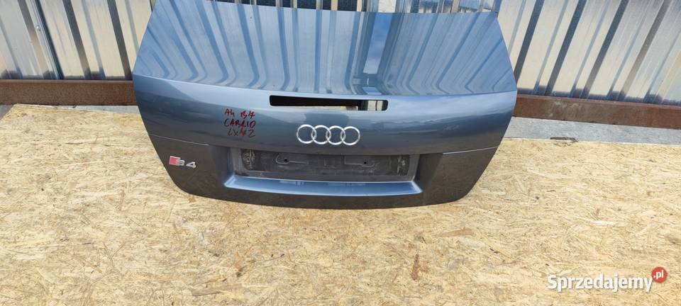 KLAPA TYLNA TYŁ AUDI A4 B7 CABRIO LX7Z śląskie Przystajń sprzedam