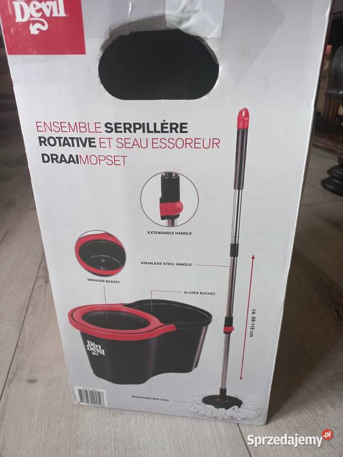 Wiadro I Mop Obrotowy Dirt Devil 16l Mopy dolnośląskie sprzedam