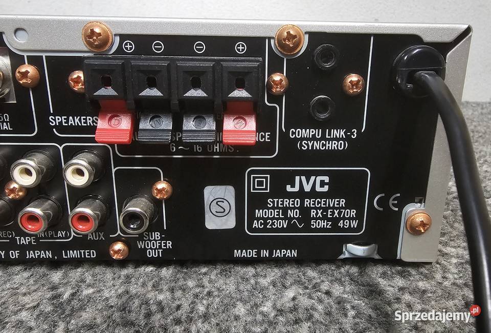 Amplituner JVC RXEX70 RDS wysyłka Kraków