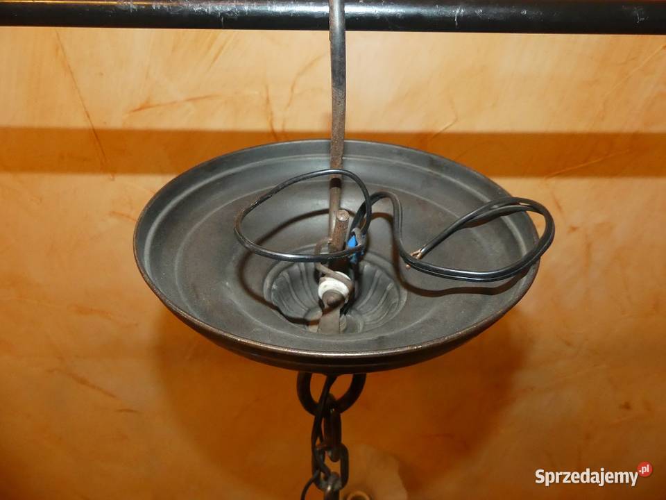 Duża dekoracyjna lampa wisząca Poznań sprzedam