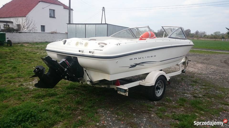 Łódź motorowa łódka BAYLINER 2004r używana stan