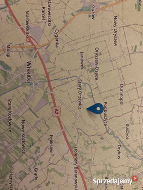 Sprzedam ziemię na obszarze CPK gmina miasto Nowy Drzewicz