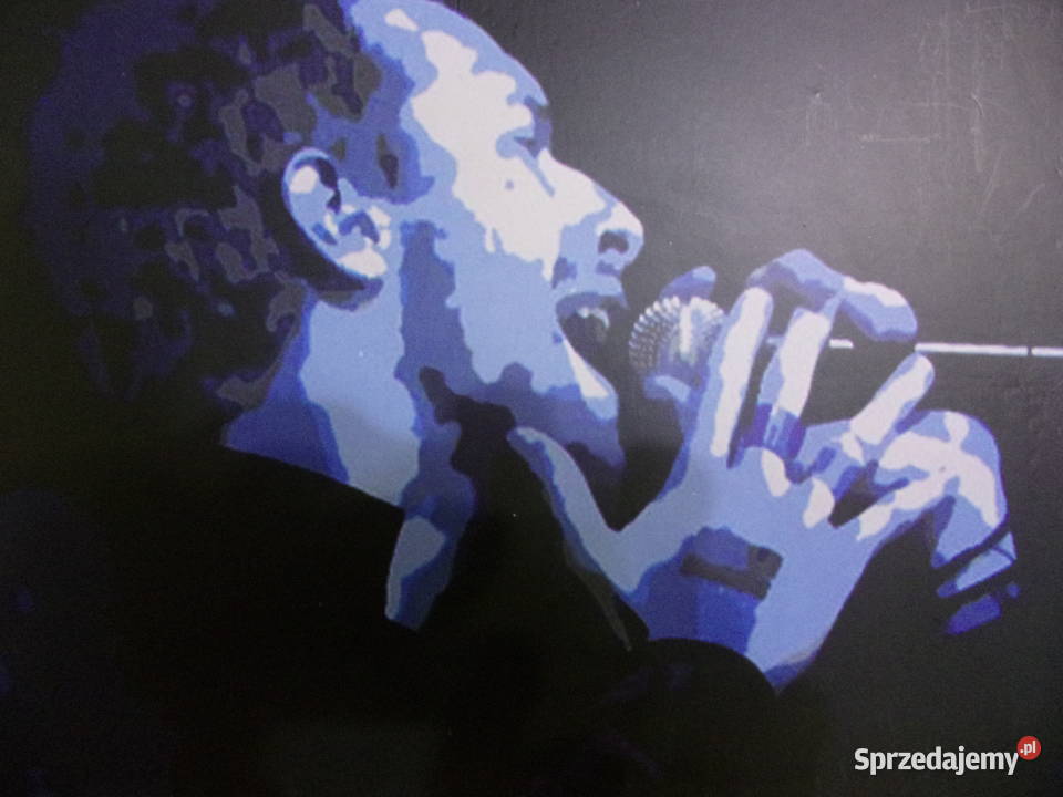 Śpiewający Wokalista dość wyjątkowy obrazek na Warszawa