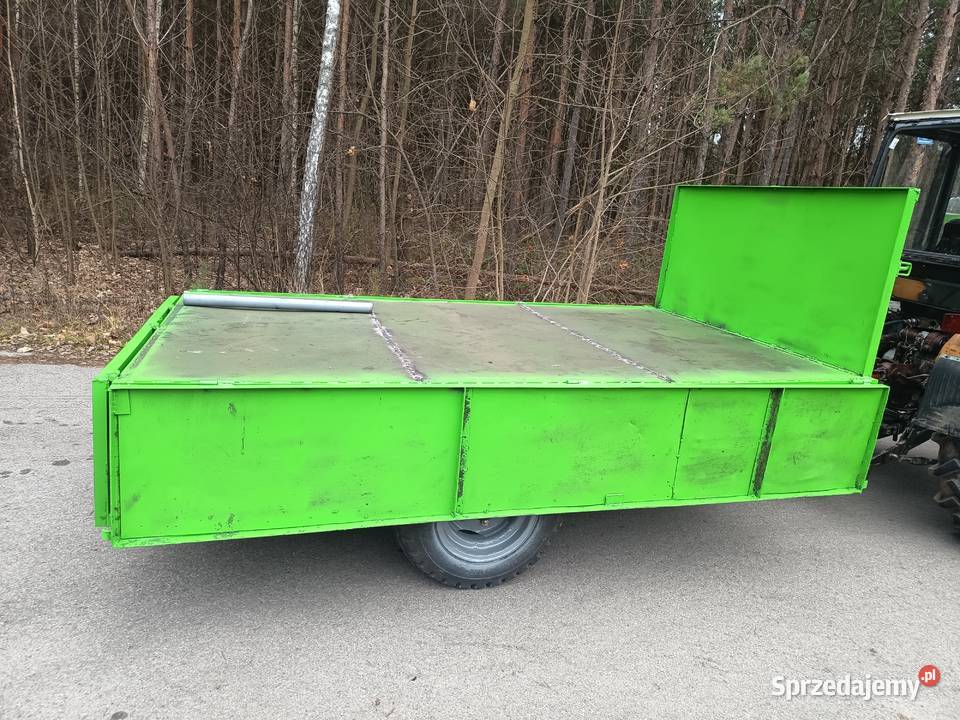 Przyczepa jedno osiowa wywroka przyczepa świętokrzyskie