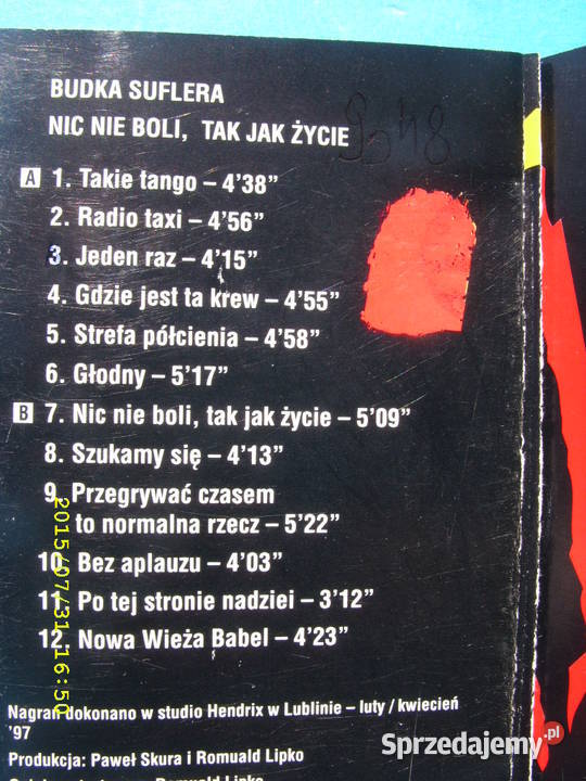 Rock kas BUDKA SUFLERA5 kaset rock Wołów