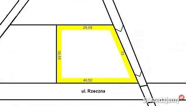 Działka budowlana Ustka Rzeczna 163000 PLN Słupsk