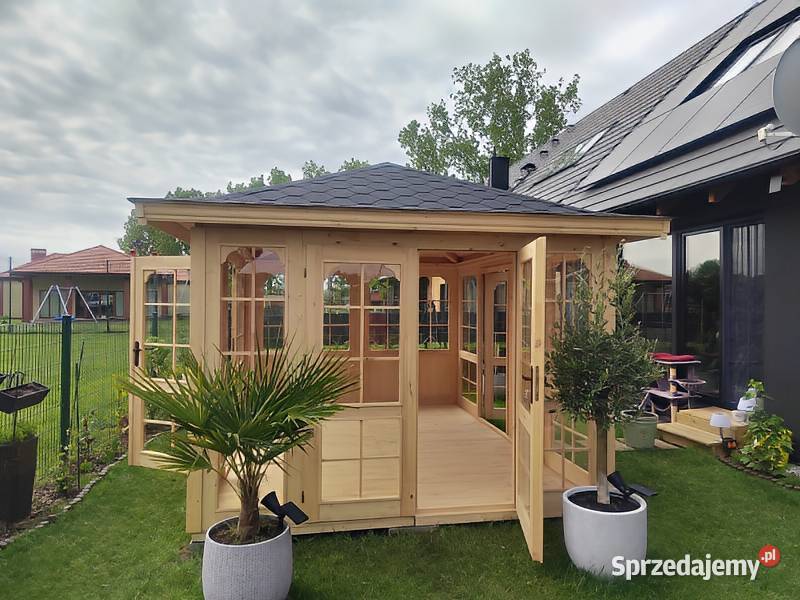 Altana 32 altanka 4x3 oszklona drzwi Parzymiechy sprzedam