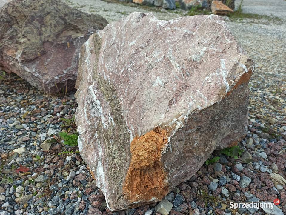 Głaz kolorowy duży kamień Głazy Kora Kamienna