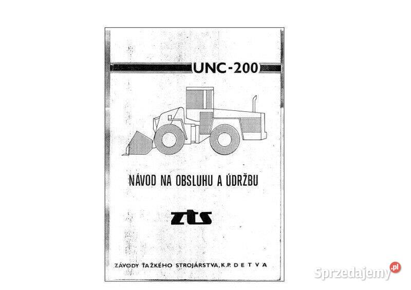 ZTS UNC 200 instrukcja DTR jpol wysyłka