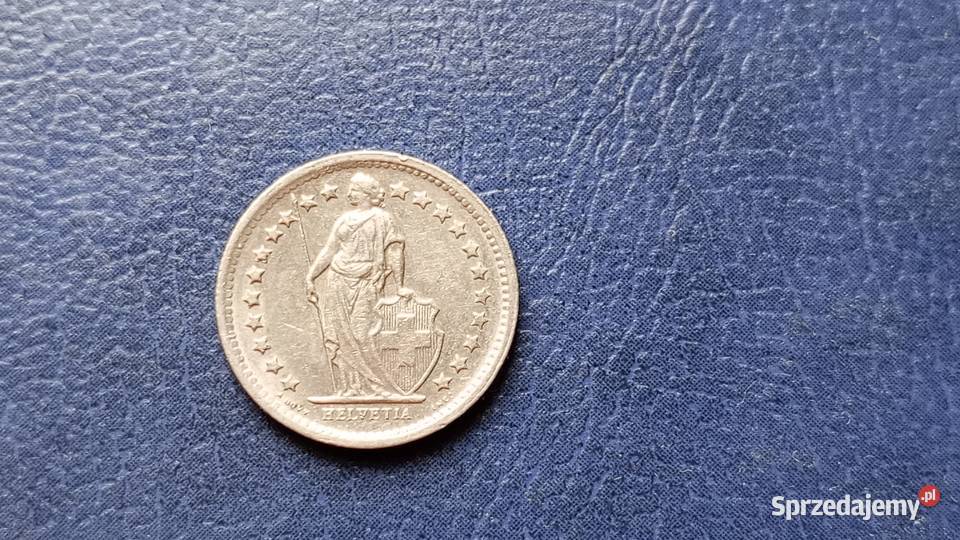 Stare monety 12 frank 1969 B Szwajcaria podkarpackie Lesko