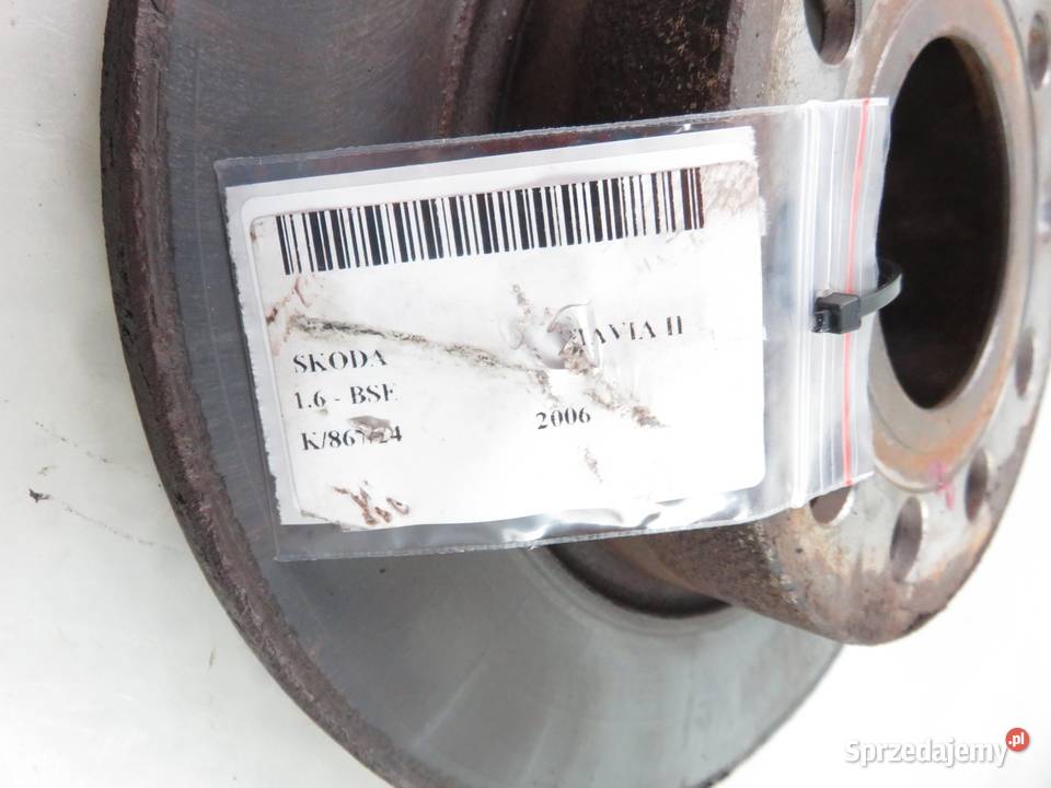 TARCZA HAMULCOWA TYŁ SKODA OCTAVIA II Tarcze hamulcowe sprzedam