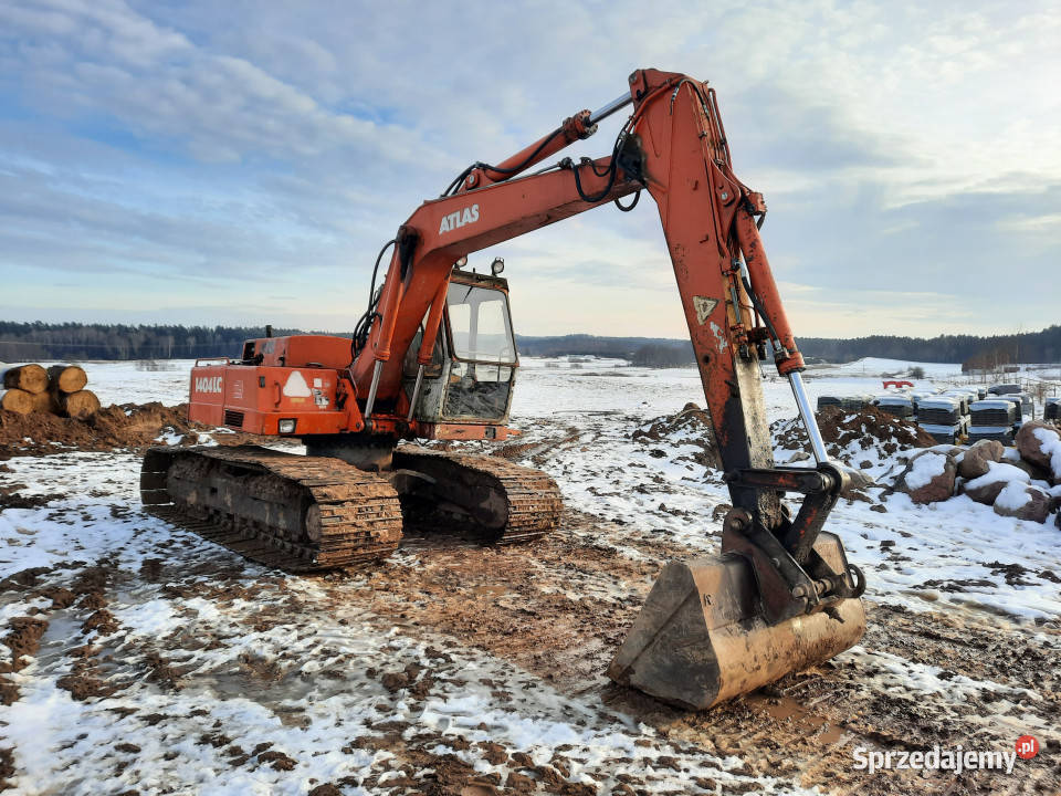 Koparka gąsienicowa ATLAS 1404 Gąsiennice Maszyny budowlane Kudypy