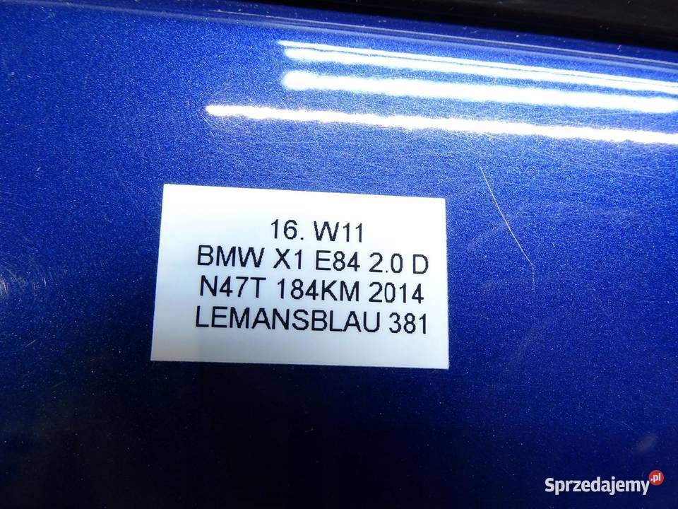 DRZWI PRAWY PRZÓD PRAWE PRZEDNIE LE MANS BLAU osobowe