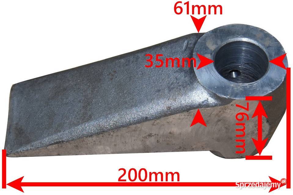 2x SWORZEŃ DYSZLA 160x29 M24 2x UCHO DYSZLA FI35 Solec Kujawski