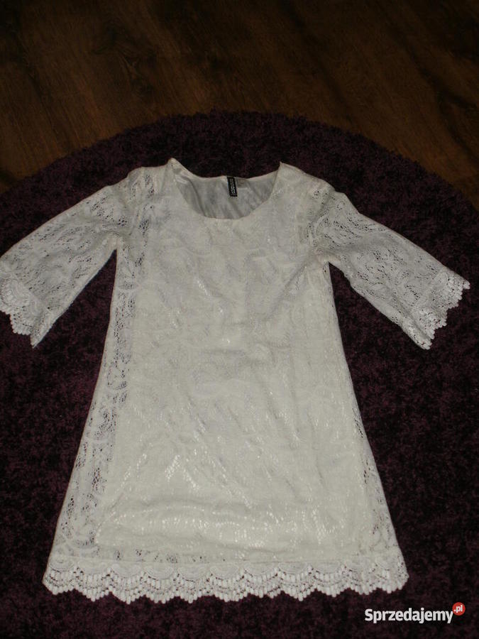 Peddling batch next H&M sukienka biała koronkowa - Sprzedajemy.pl