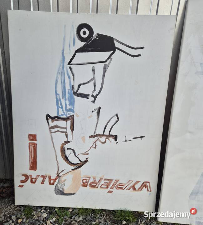 Dwa duże blejtramy 140x80 i 130x100 2 sztuki Brzesko sprzedam