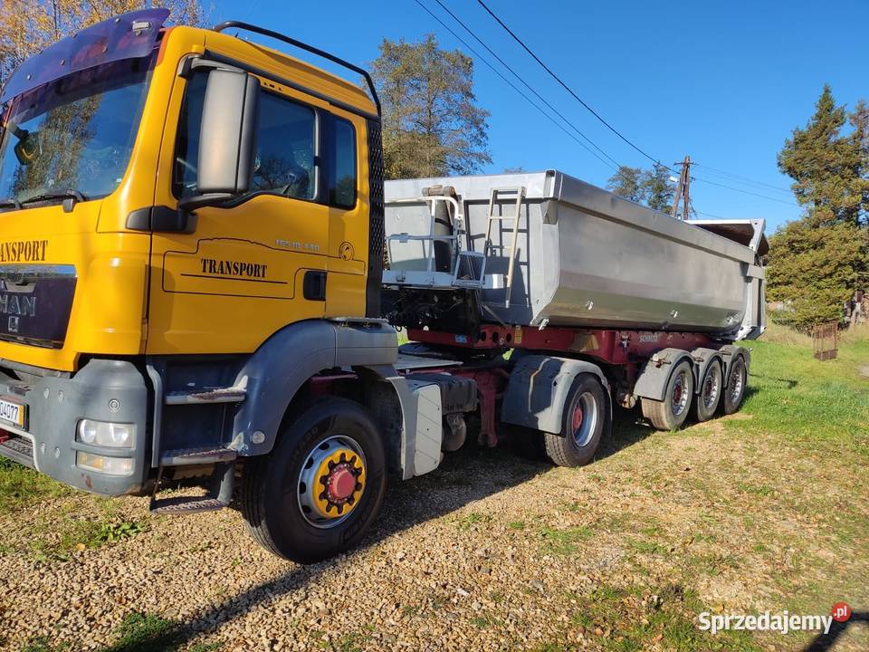 MAN TGSTGX 4x4 18440 Naczepa wywrotka Schmitz