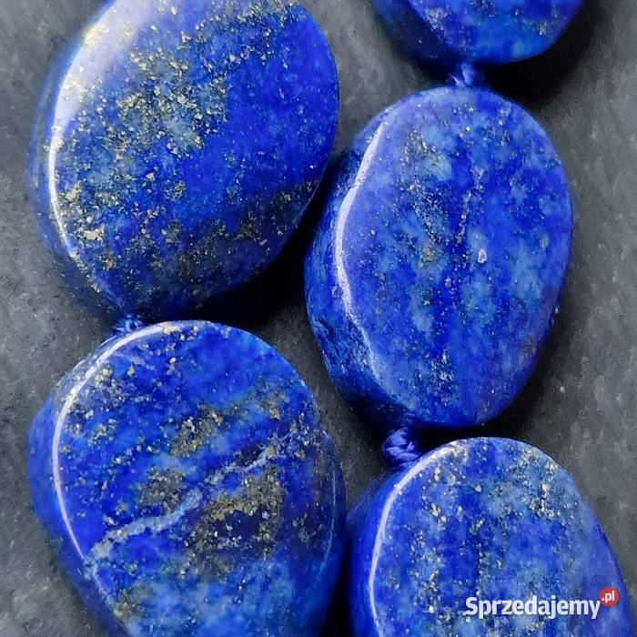 LAPIS LAZULI NATURALNY LAZURYT PIRYT NASZYJNIK Częstochowa sprzedam