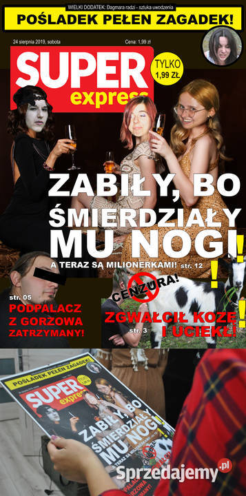 Okładka magazynu plakat filmowy z twoim zdjęciem łódzkie Piotrków Trybunalski usługi it