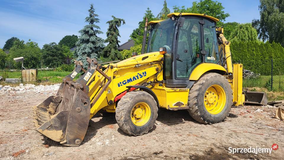 Koparko ładowarka Komatsu WB97R5 Klima automat