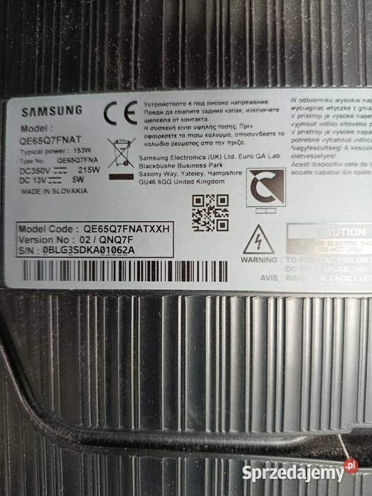 Telewizor Samsung QE65Q7FNATXXH