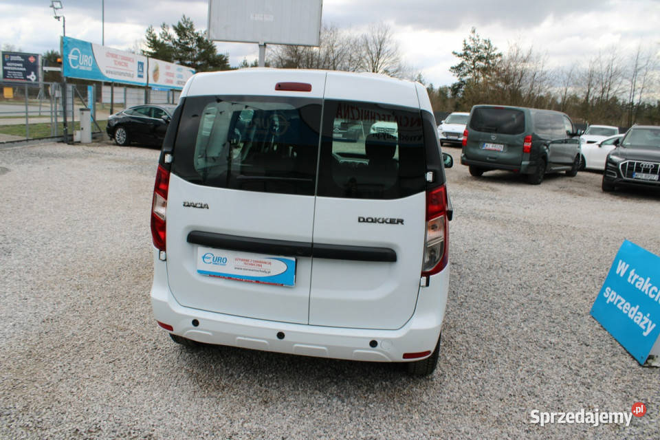 Dacia Dokker 15LAUREATE Netto 25934PLN 90HP Fvat nieuszkodzony Warszawa