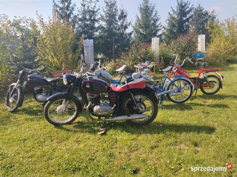 Pannonia 250 i Rt mz 125 z dokumentami komar 125cm3 Motocykle, skutery, quady małopolskie Tenczynek
