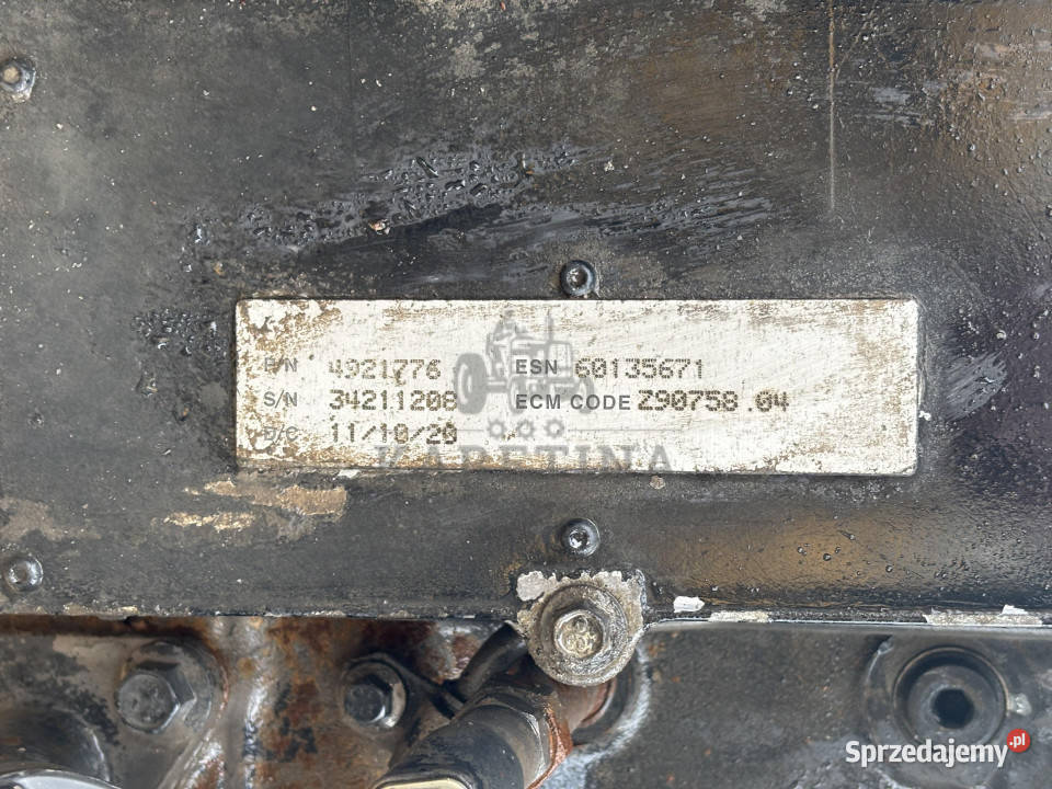 CUMMINS 45QSB 45 QSB Kompletny Silnik Słupek Jastrzębniki