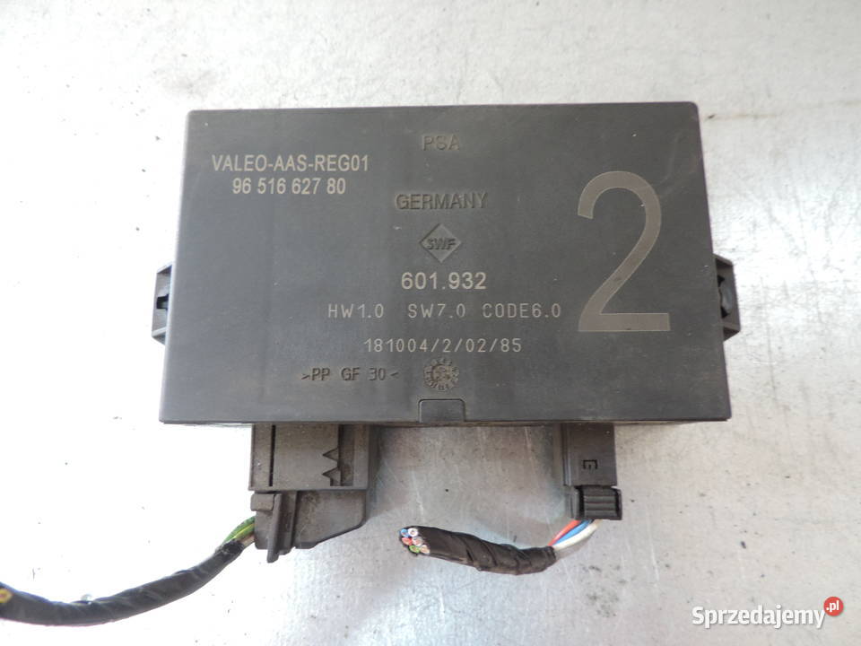 CITROEN C3 MODUŁ STEROWNIK PDC 9651662780 małopolskie Nowy Sącz
