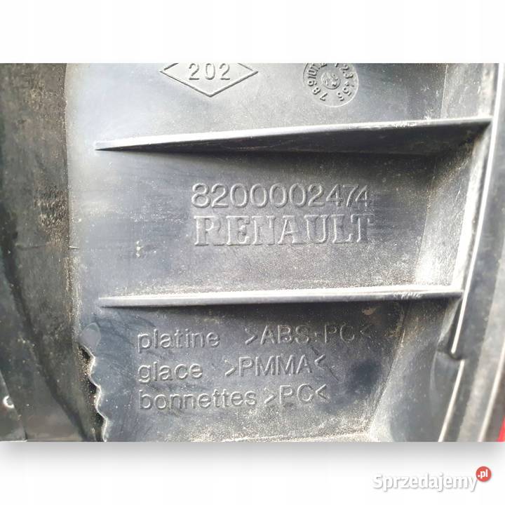 LAMPA PRAWA Renault Laguna II tylna tylnia prawy Chełm