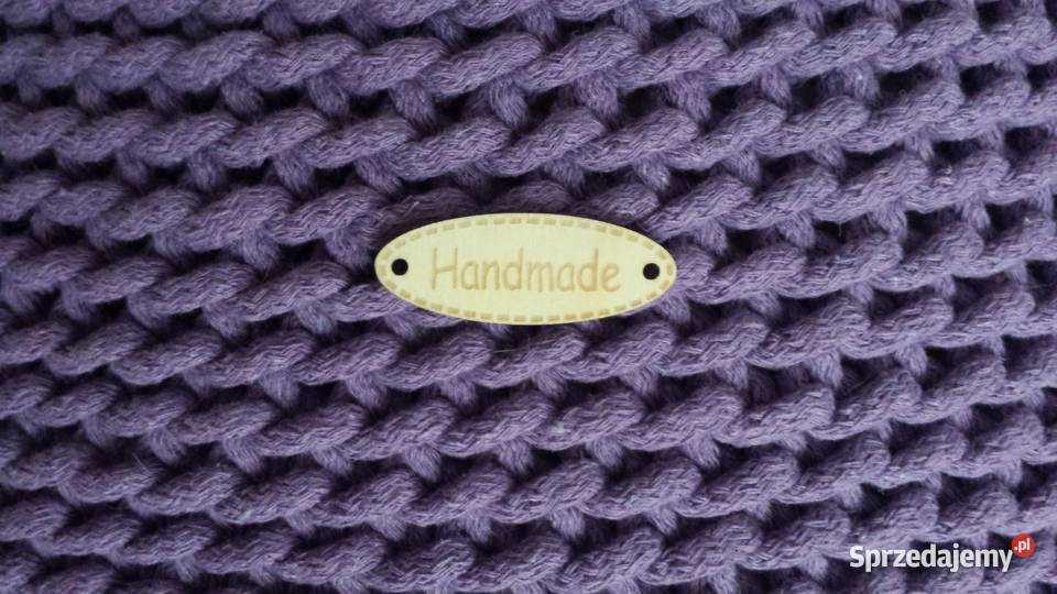 Torebka ze sznurka torba hit lila handmade bag sprzedam