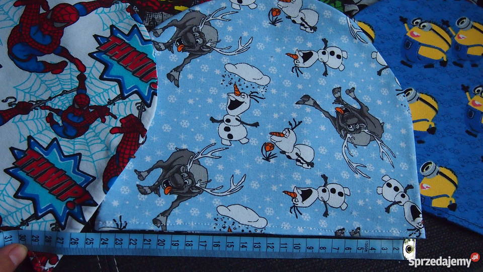 czapeczki dresowe z postaciami z bajek spiderman Krzeszowice sprzedam