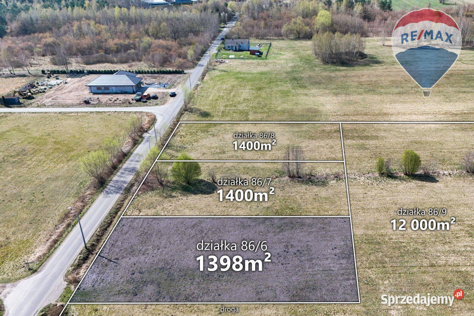 Działka 1398m2 z warunkami zabudowy gmWłocławek sprzedam