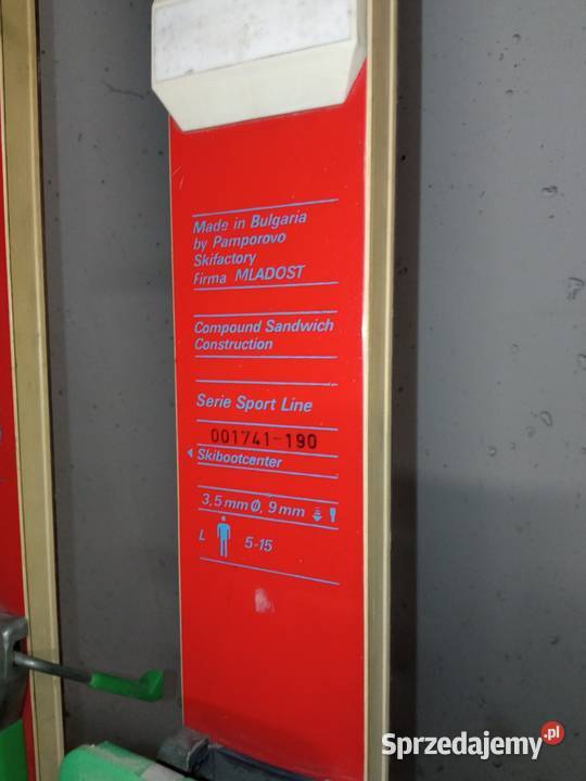 Narty zjazdowe MLADOST Active
SportLine 188 Warszawa
