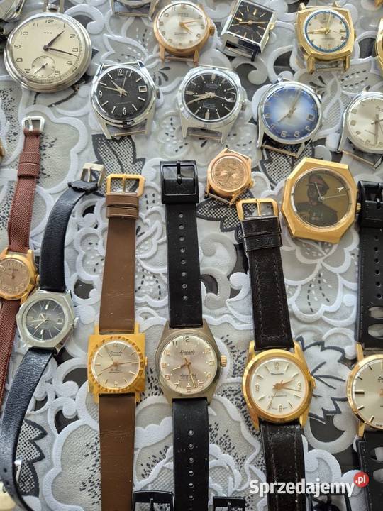 Sprzedam kolekcję zegarków vintage różne modele Białystok sprzedam
