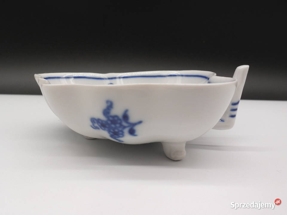 Miseczkapaterka w kształcie liścia z wzorem Raszków