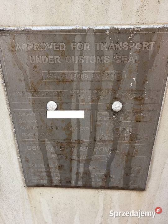Kontener chłodniczy 2015 Gdynia sprzedam