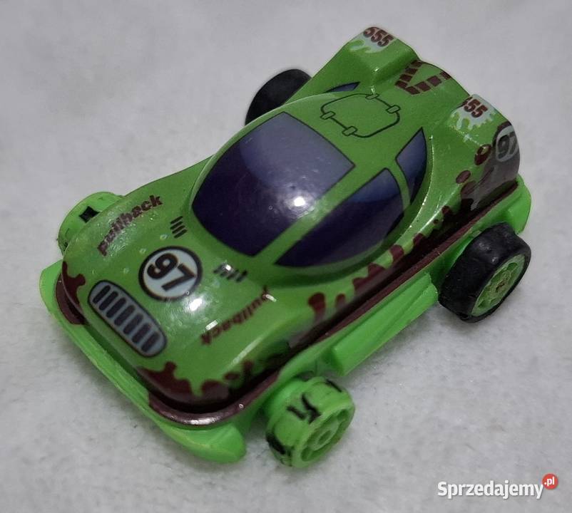 Autko wyścigówka zielona samochodzik z napędem